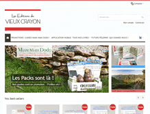 Tablet Screenshot of levieuxcrayon.com